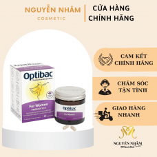 Men vi sinh chữa nấm âm đạo và viêm tiết niệu Optibac Probiotics Tím 30 viên