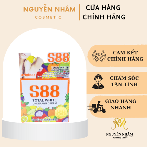  Kem giảm thâm nách và khử mùi S88 Total White Underarm Cream Thái Lan 35g