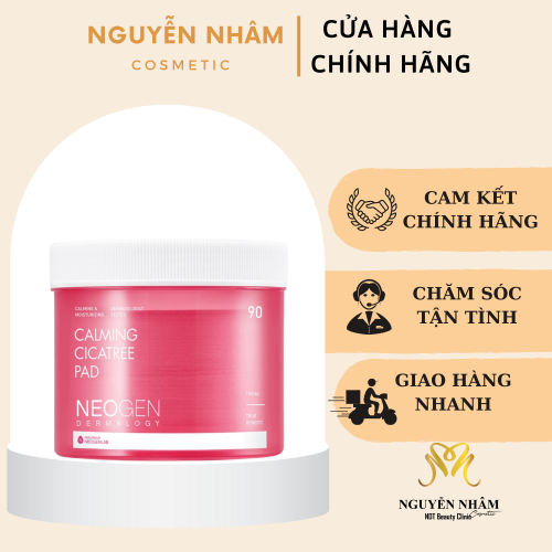 Toner Pad Rau Má Phục Hồi Da Nhạy Cảm Neogen Dermalogy Calming Cica Tree Pad 90 Miếng