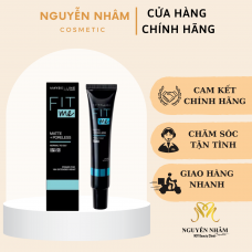 Kem Lót Kiềm Dầu, Lâu Trôi, Ngăn Xuống Tông Maybelline Fit Me Matte MINISIZE