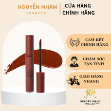 Son kem lì 3CE Velvet Lip Tint Taupe - Đỏ Nâu