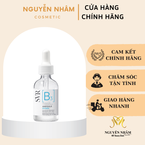 Tinh Chất Dưỡng Ẩm Căng Da SVR [B3] Ampoule Hydra 30ml