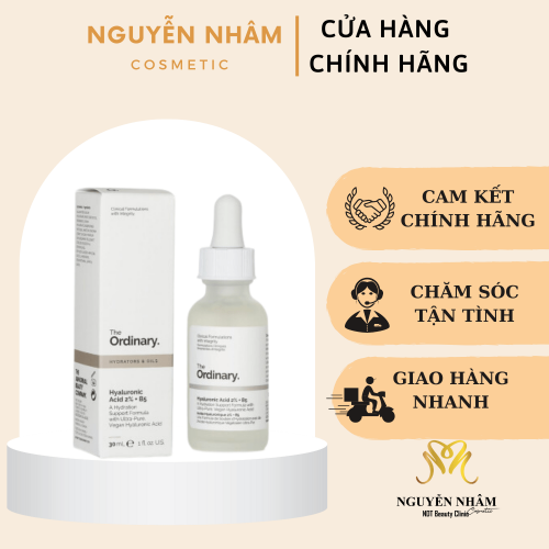 Công Thức Hỗ Trợ Hydrat Hóa Axit Hyaluronic 2% +B5 Thông Thường 30ml/1oz