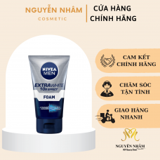 Sữa Rửa Mặt Hỗ Trợ Sáng Da & Sạch Sâu Nivea Men 100Gr