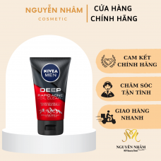 Sữa Rửa Mặt Sạch Sâu Deep Himalaya Nivea Men 100Gr