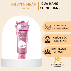 Sữa rửa mặt Senka Perfect Whip Collagen 120g (hồng)