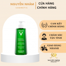 Sữa Rửa Mặt Dạng Gel Dành Cho Da Dầu Mụn Giúp Làm Sạch Sâu Và Giảm Bã Nhờn Trên Da Vichy 400Ml