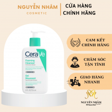 Sữa rửa mặt CERAVE Gel Moussant (da thường tới dầu) size 236ml