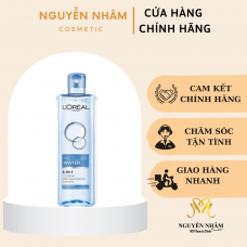 Nước tẩy trang Loreal cho da dầu mụn/da thường/da khô 400ml