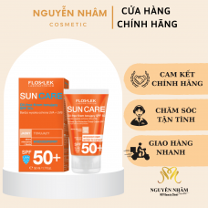 Kem chống nắng Có Màu Cho Da Mụn,Da Hỗn Hợp Floslek Laboratorium Sun Care Oil Free Krem Tonjacy SPF 50+-Date 10/2024