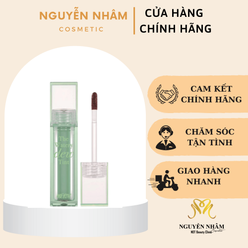 Son Kem Dạng Tint Bóng Merzy The Watery Dew Tint #WD15 Liberty Brick (Màu Nâu Cam Quế)