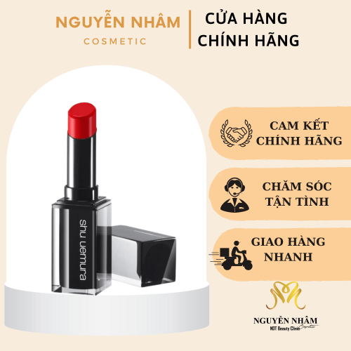 Son Môi Shu Uemura Rouge Unlimited Amplified Matte Lipstick AM RD-163 (3g)