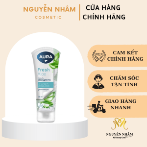 Kem dưỡng tay Aura Beauty Fresh Bomb với glycerin và nha đam 75ml