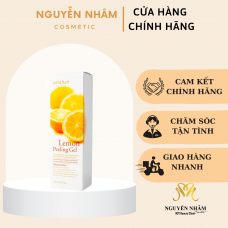 Gel tẩy da chết Arrahan Lemon Peeling Gel 180ml Hàn Quốc, tẩy tế bào chết chanh