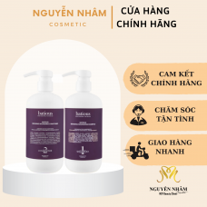 Dầu Gội Batious Chính Hãng - Dầu Gội Xả Phục Hồi Tóc Hư Tổn Đa Tầng Batious Màu Tím 960ml