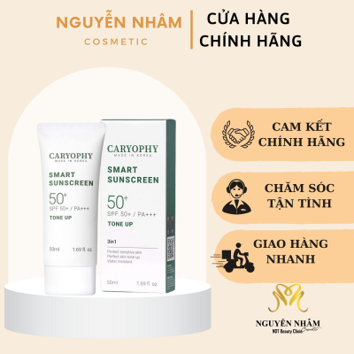 Kem Chống Nắng Ngừa Mụn Caryophy Smart Sunscreen Tone Up SPF50+/PA+++ 50ML