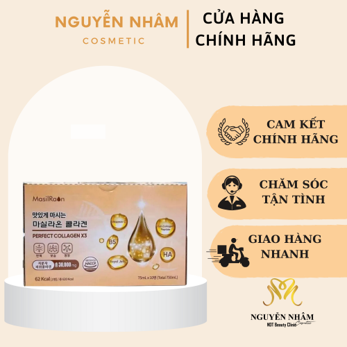 Nước uống Collagen Perfect Collagen X3 Masilraon Hàn Quốc