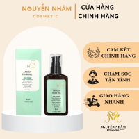 Tinh Chất Dưỡng Tóc Raip R3 Argan Oil Màu Xanh Lá Baby Powder Mùi Phấn 100ml - Dầu dưỡng tóc Raip