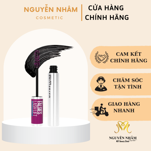 Mascara Uốn Mi, Nâng Mi Và Làm Dày Mi Maybelline The Falsies Lash Lift Waterproof 8,6ml