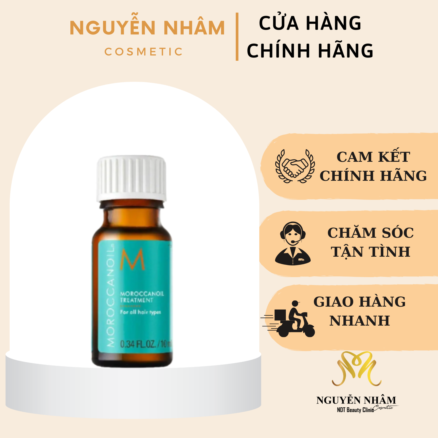  Tinh dầu dưỡng tóc Moroccanoil Treatment 10ml