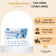 Đề kháng Anaferon Nga hộp 20 viên cho bé từ 1 tháng tuổi