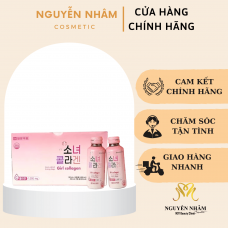 Nước uống bổ sung Collagen Girl Collagen 1000 hộp 10 chai x 100ml