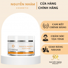 [NHẬP KHẨU] Kem dưỡng sáng da chống lão hoá Clarena Retinol & Mandelic Acid Cream 50ml