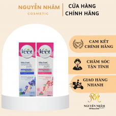 Kem Tẩy Lông Veet Silk & Fresh Dành Cho Da Thường 100g