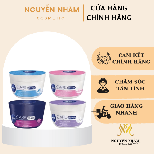 Kem Dưỡng Ẩm Mặt và Toàn Thân NIVEA CARE 100ml - Xách Tay Nga
