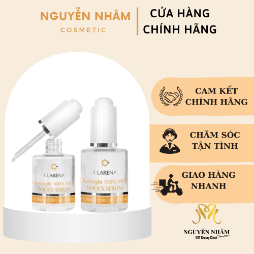 [NHẬP KHẨU] Serum C Làm Trắng Da Shock Clarena Hồi Sinh Làn Da Trắng Sáng Mềm Mịn 30ml