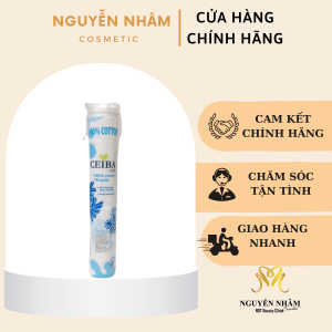 Bông Tẩy Trang Ceiba 140 Miếng 100% Chất Liệu Cotton