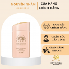 Sữa chống nắng dịu nhẹ cho da nhạy cảm và trẻ em Anessa Mild Milk SPF 50+/PA++++ 60mL