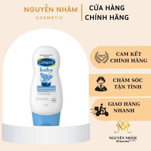 Sữa tắm dưỡng ẩm da cho bé Cetaphil Baby (230ml)