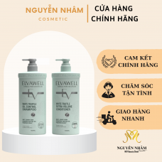 Set Dầu Gội Giảm Rụng Tóc Sạch Dầu Bết Elvawell (1000ml x2)