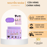 Bộ Cọ Trang Điểm 10 Cây Jary Makeup Brush - Túi Đựng Da Pu