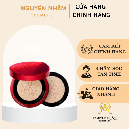 Phấn Nước Espoir Kèm Lõi Pro Tailor Be Velvet Cover Cushion No.22 Petal