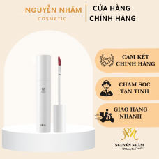 Son Tint Bóng Bbia Glow Lip Tint #12 Coco ( Nâu Đất ) - 3.2g