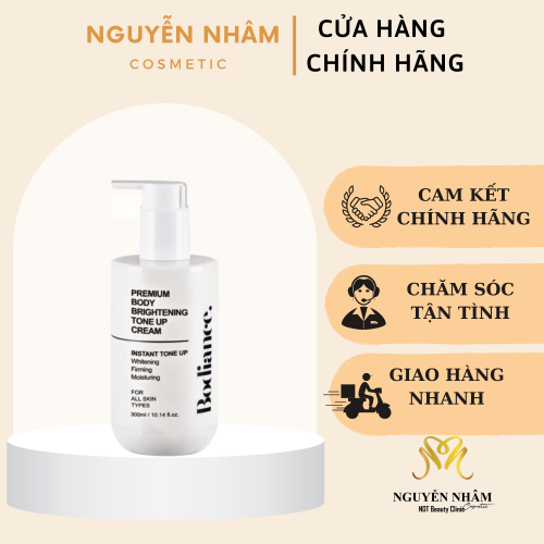 Kem Dưỡng Trắng Da Toàn Thân (Bodiance Whitening tone-up Cream) - 300ml