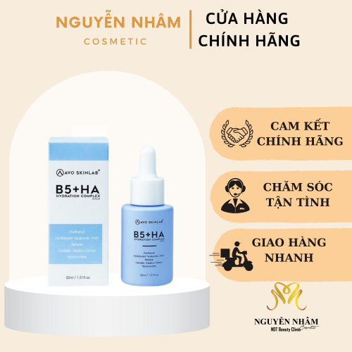 Serum Tinh Chất B5+HA AVO SKINLAB Hydration Complex 30ml - phục hồi, cấp nước