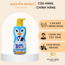 Sữa Tắm Em Bé D-nee Kids 400ml Hương Chocolate Màu Xanh