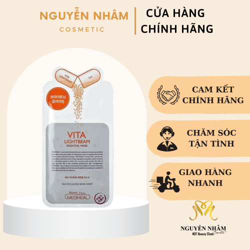 Mặt Nạ Giấy Mediheal Dưỡng Da Cấp Ẩm, Hỗ Trợ Dưỡng Trắng, Mờ Thâm