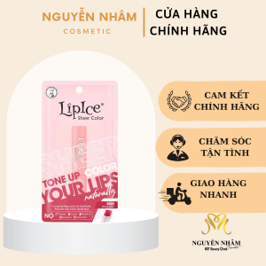 Son dưỡng hiệu chỉnh sắc môi màu tự nhiên Lipice Sheer Color 2.4g: Rose - Hồng cam