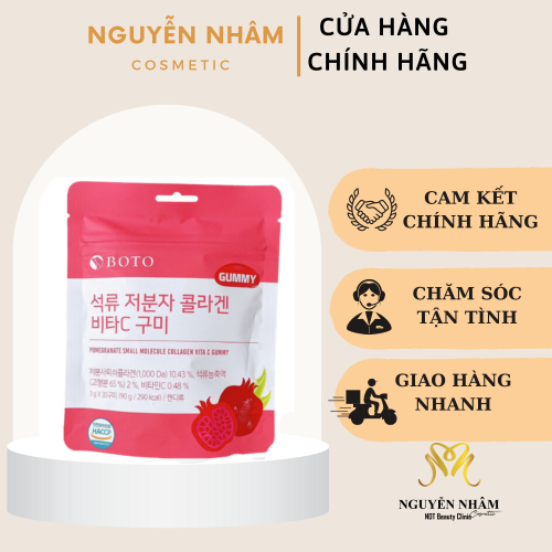 Kẹo Dẻo BOTO Collagen Vitamin C Hàn Quốc 90g-Date 25/10/2024