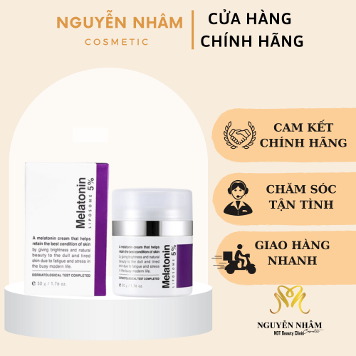 Kem Dưỡng Mờ Nám, Chống Lão Hóa Melatonin Liposome 5% Maxclinic Time Return Cream 50g